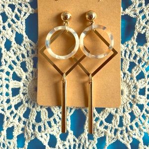 🌹 Enamel + Metal Earrings